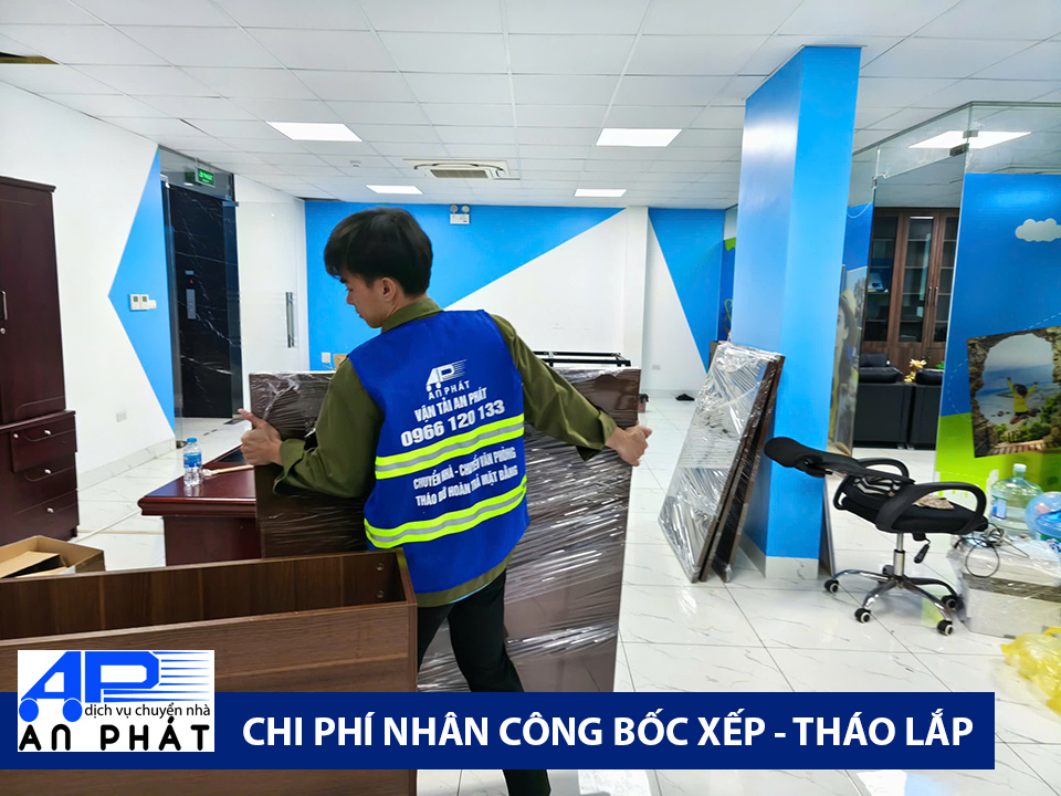 Chi phí nhân công bốc xếp tháo dỡ