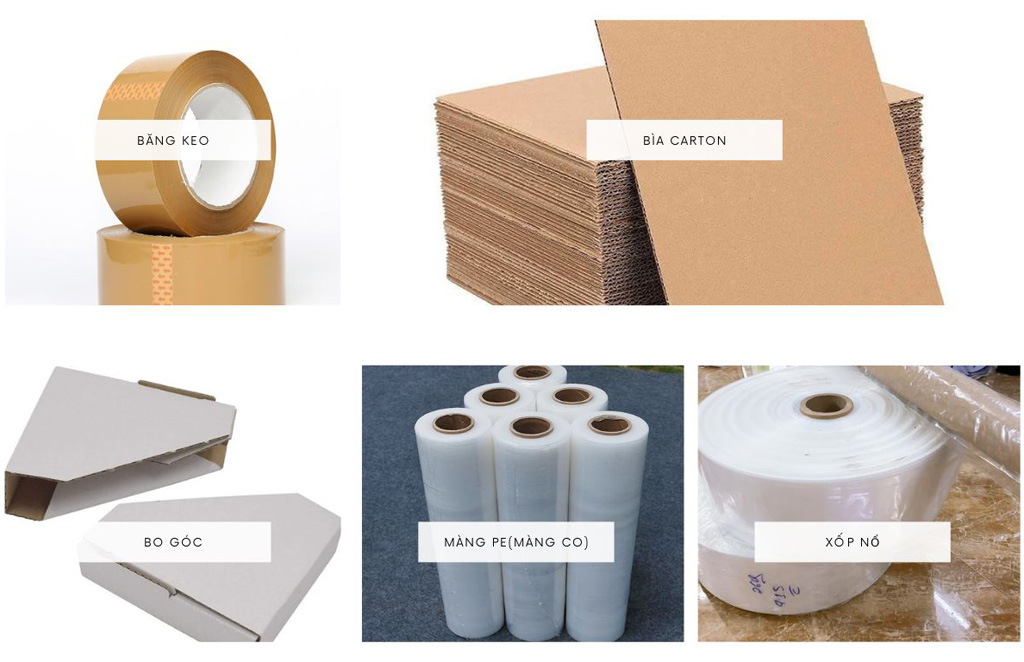 Chuẩn bị dụng cụ vật liệu đ&oacute;ng g&oacute;i tranh