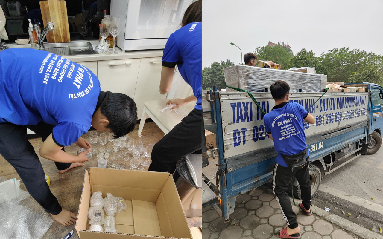 Đ&oacute;ng g&oacute;i v&agrave; vận chuyển đồ