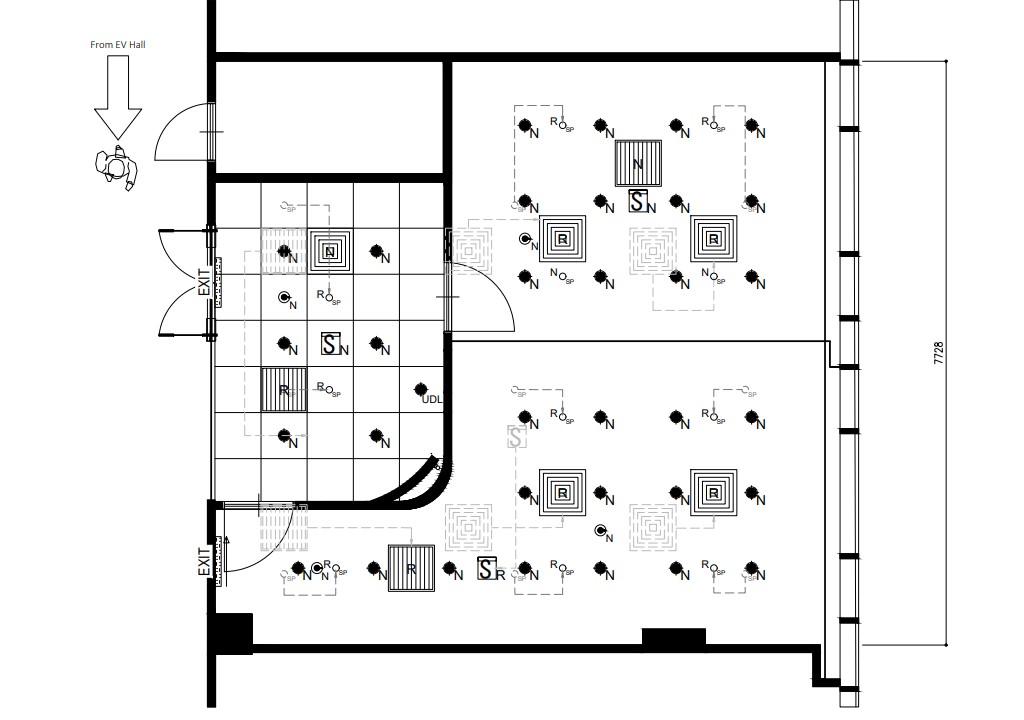 Sơ đồ ho&agrave;n trả mặt bằng văn ph&ograve;ng
