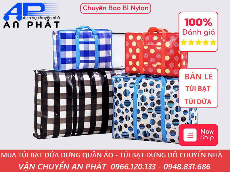 T&uacute;i bạt t&uacute;i dứa đựng quần &aacute;o chuyển nh&agrave;