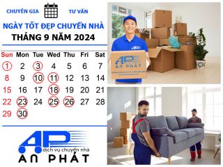 Ngày tốt đẹp chuyển nhà nhập trạch tháng 9 năm 2024