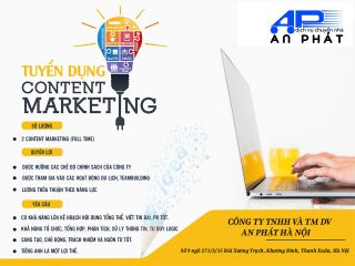 Công ty vận chuyển An Phát tuyển dụng nhân viên Content