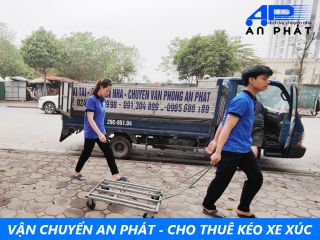 Cho thuê xe xúc xe kéo chuyển đồ