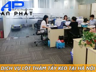 Dịch vụ lột thảm tẩy keo tại Hà Nội