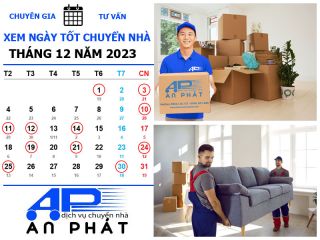 Xem ngày tốt chuyển nhà nhập trạch tháng 12 năm 2023